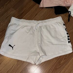 Puma Women's White Shorts